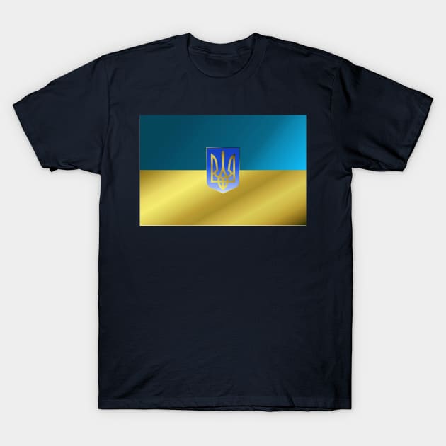 Ukraine Flag T-Shirt by Historia